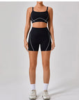 Womens 2 Piece Workout Running Sets,Hot Shot Skort Set Y2K Cropped Tank Top and Pants Outfits Sweatsuits
