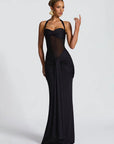Madou Halter Backless Sexy Maxi Dress