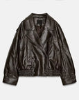 Didi Bi-Matiere Leather Jacket