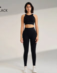 Yoga Clothing Set Women's High Waisted Leggings and Top Two Piece Seamless Fitness Exercise Clothing Fitness Underwear plus size