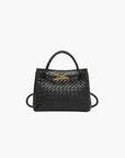 Doris Woven Leather Bag