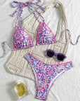 Valerie Vibrant Lace Neck-Tie Bikini
