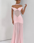 Alaia Maxi Dress - Blush