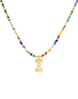 Mila - Colorful Bubble Letter Necklace