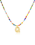Mila - Colorful Bubble Letter Necklace