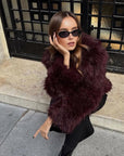 Chic Oversized Faux Fur Jacket