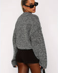 Stylish Off-Shoulder Knit Sweater