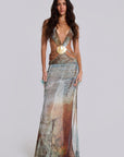 Neriah™ | Whiskey Drape Maxi Kleid