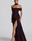 Delilah Maxi Dress - Plum
