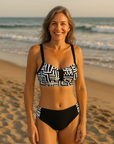 Claire | Stylish Two-Piece Patterned Bikini