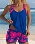 Jumila U-Neck Sleeveless Printed Tankini