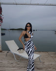 Black Santinara Pareo Dress