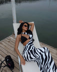Black Santinara Pareo Dress