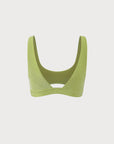 Light Green Cut Out Bikini Top