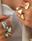 Metal Irregular Rings