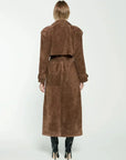 Delphine Suede Coat
