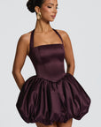 Prudence Mini Dress - Plum