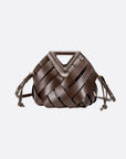 Woven Leather Handbag