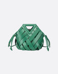 Woven Leather Handbag