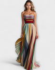Multicolour lady summer dress