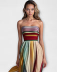 Multicolour lady summer dress