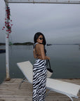 Black Santinara Pareo Dress