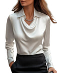 Daniela Satin Blouse