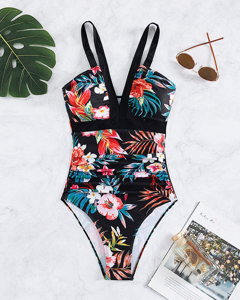 Pinkette | Chic Floral One-Piece