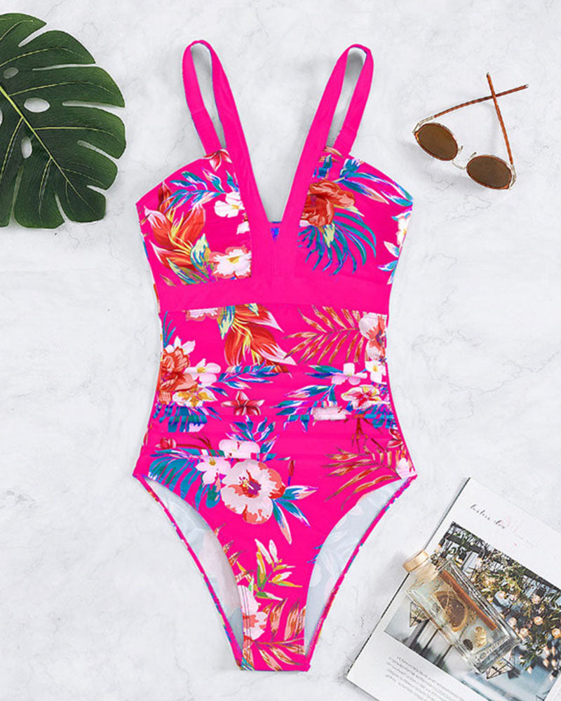 Pinkette | Chic Floral One-Piece