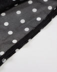 Fafa Polka Dot Backless Sleeveless Maxi Dress