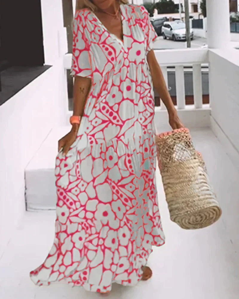 Christina Fluid summer Dress