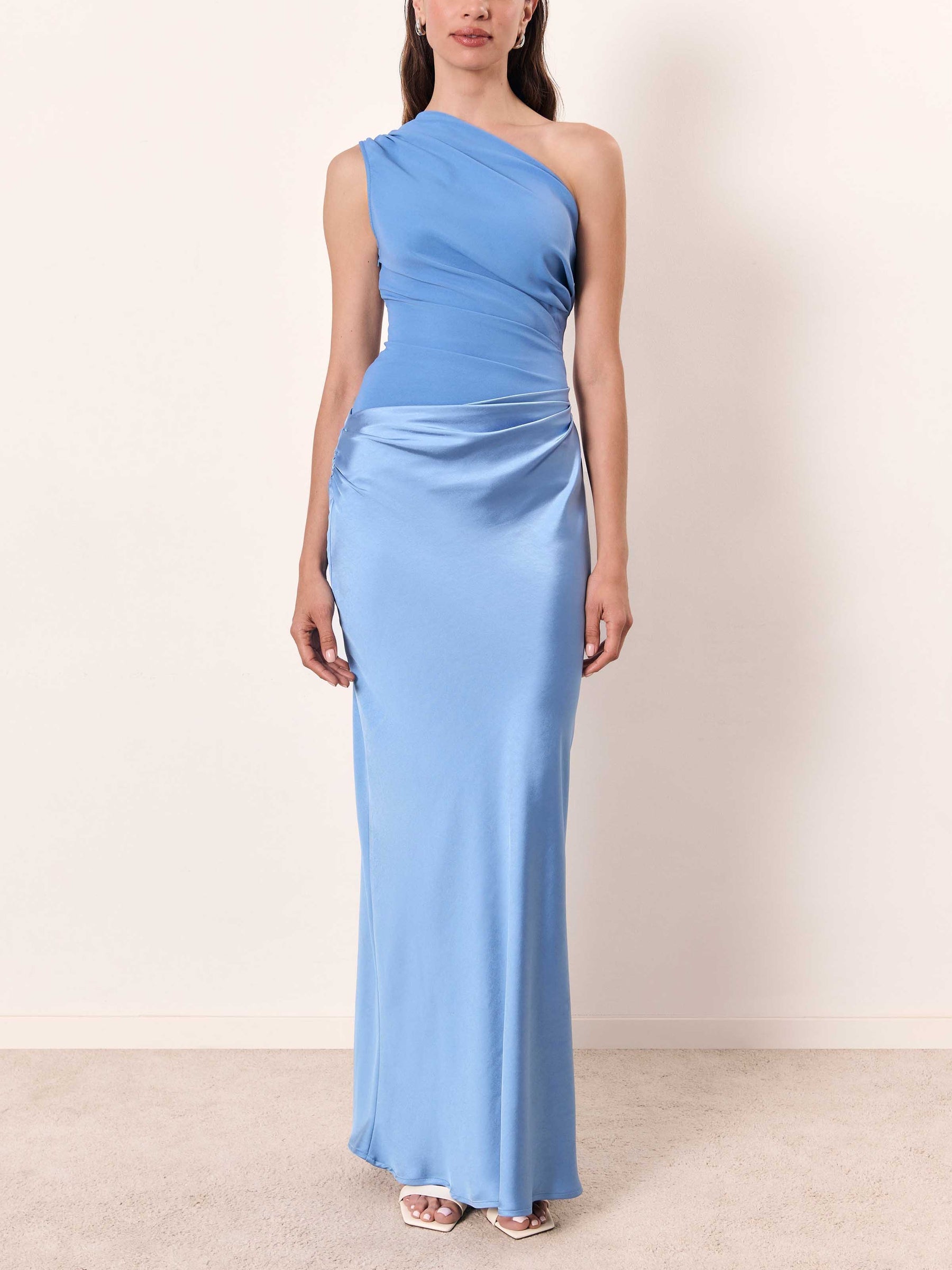 Sandra Elegant One Shoulder Party Maxi Dress
