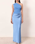 Sandra Elegant One Shoulder Party Maxi Dress