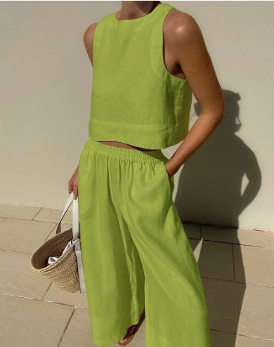 Tropez linen set