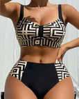 Claire | Stylish Two-Piece Patterned Bikini