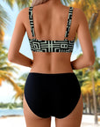 Claire | Stylish Two-Piece Patterned Bikini