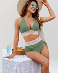 Emma High-Waisted Bikini Set with Tummy Control