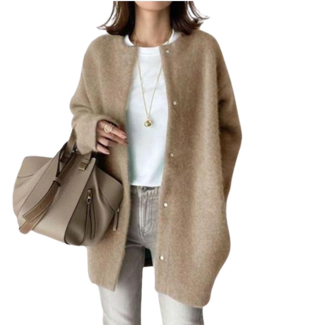 Sylvia Refined Layering Cardigan 100% WOOL
