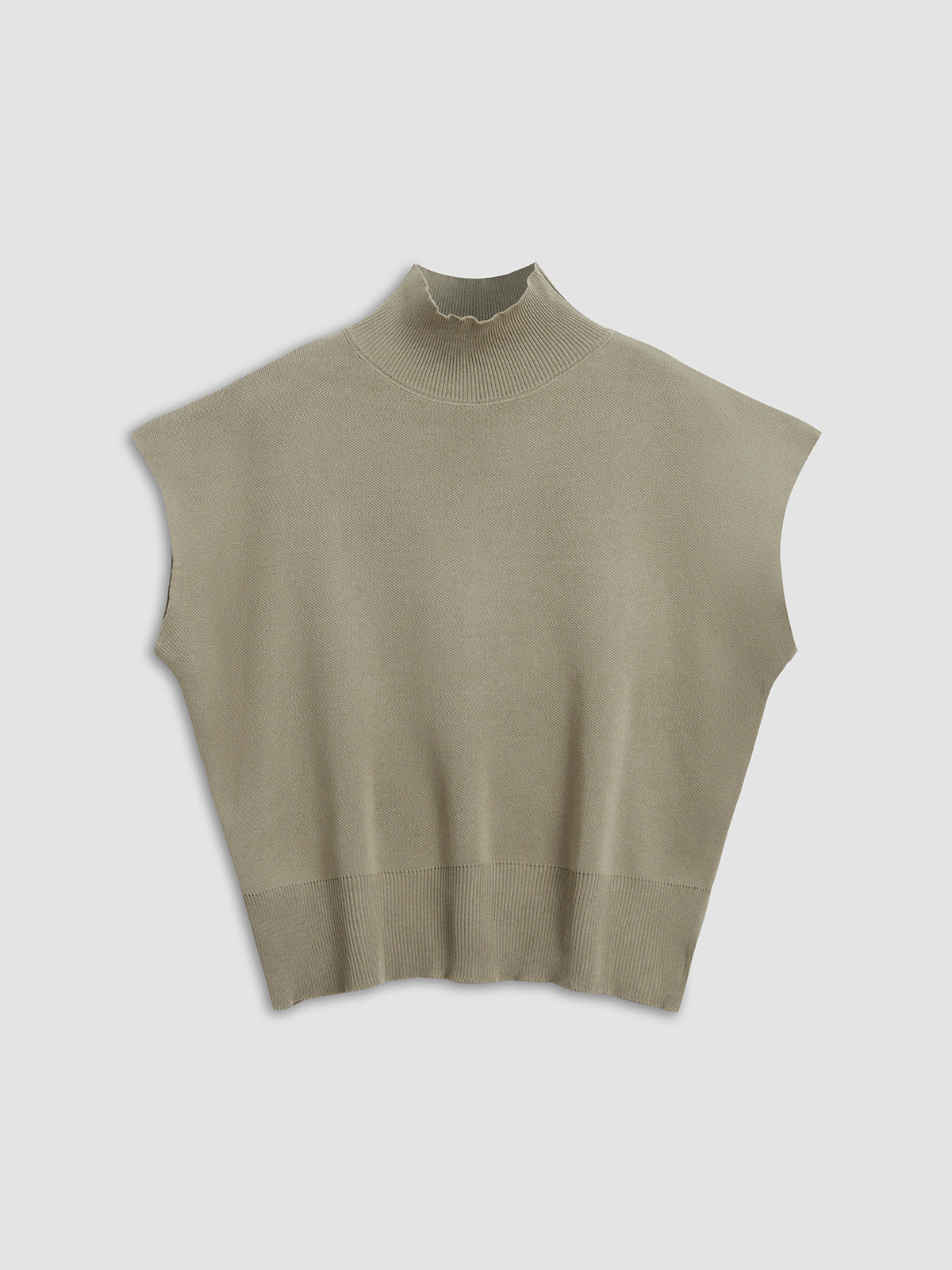 Solid Pullover Sweater Vest