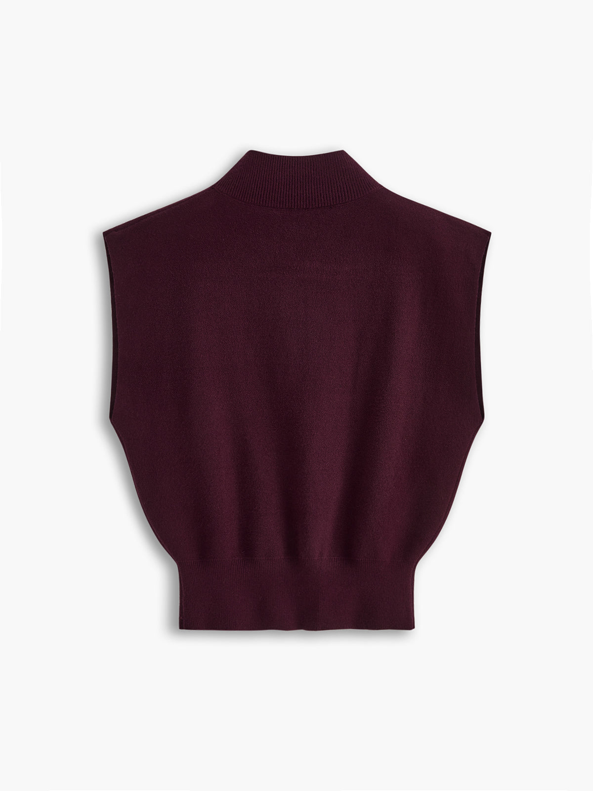 Solid Pullover Sweater Vest