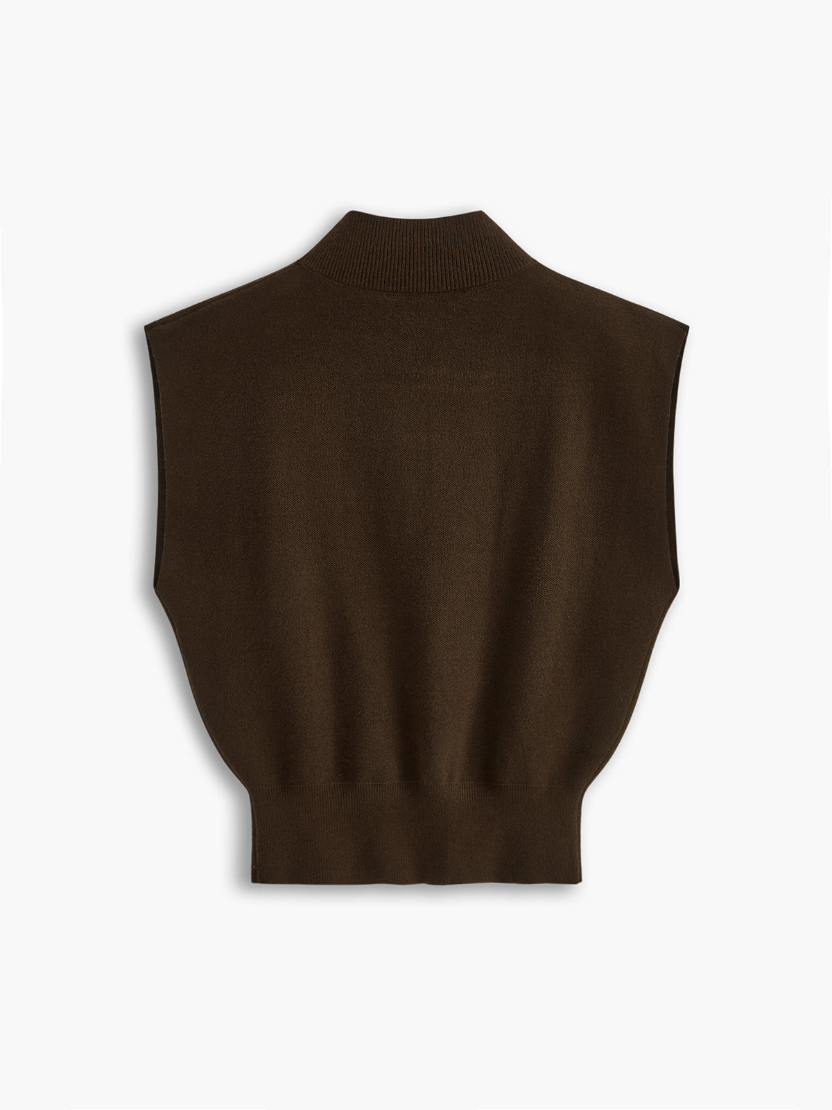 Solid Pullover Sweater Vest