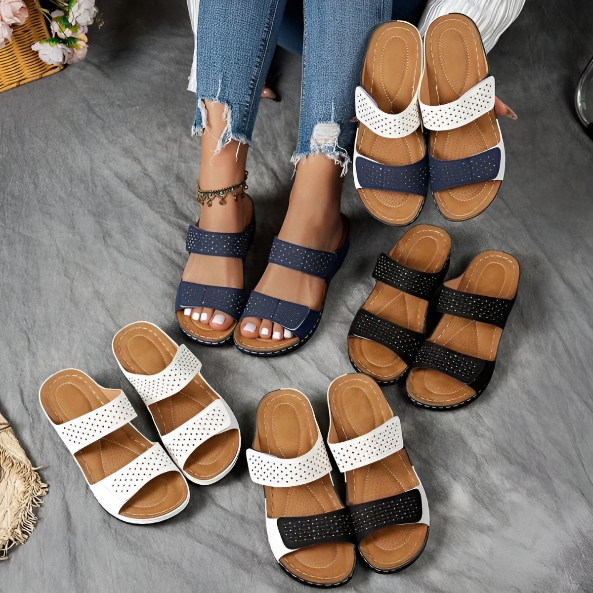 Kelly - Elegant Orthopedic Sandals