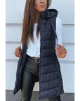 Desire Sleeveless Hooded Waistcoat