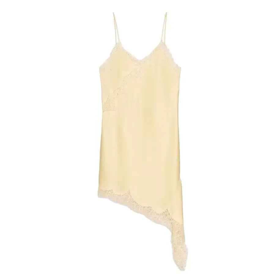 Preci Lace Asymmetric Dresses