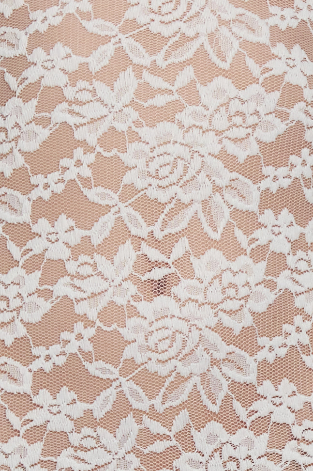 Denise Lace Maxi Dress - White