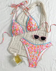 Valerie Vibrant Lace Neck-Tie Bikini