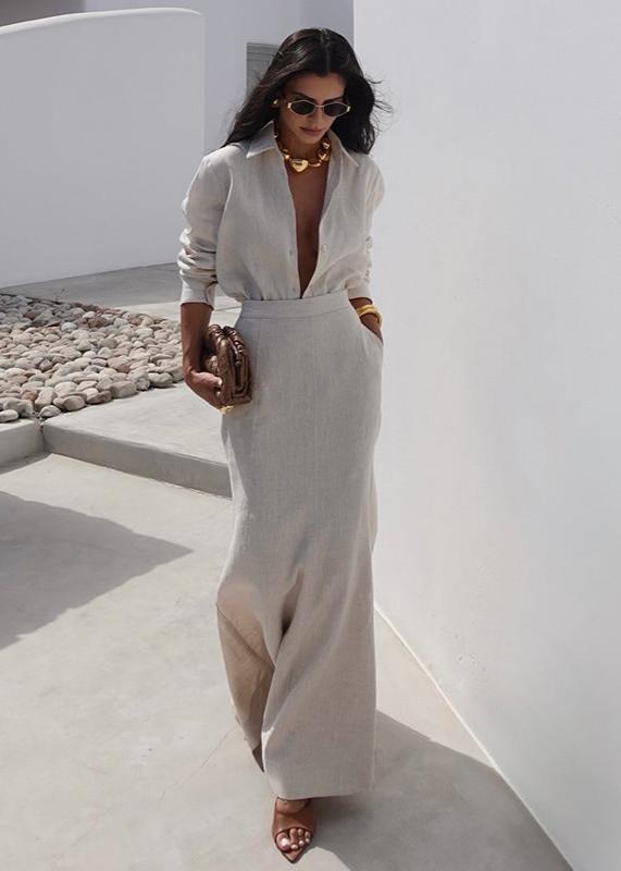 Relaxed Fit Knit Three-Piece Lounge Set