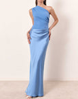 Sandra Elegant One Shoulder Party Maxi Dress