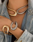 Cut Out Asymmetrical Bracelet