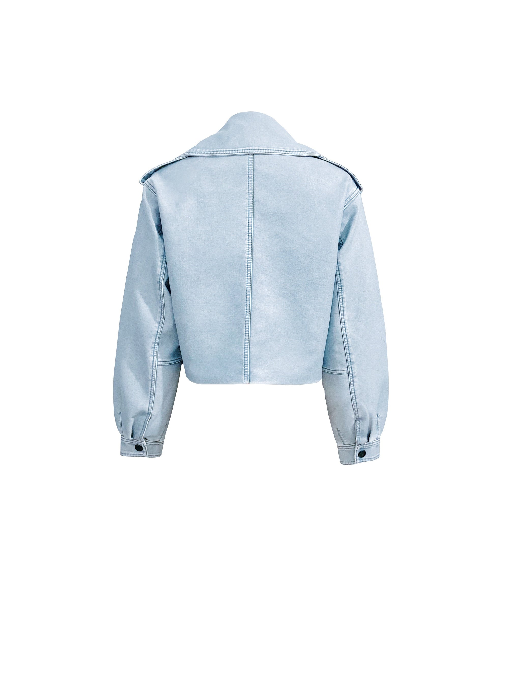 Stylish Jacket Featuring Flap Pockets